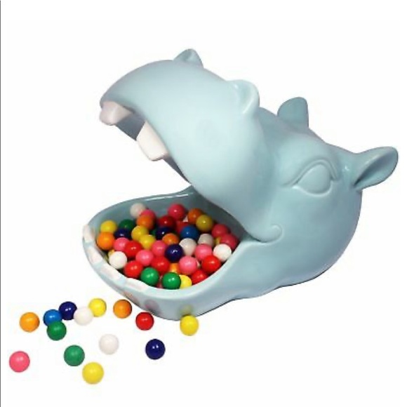 Other - Blue Hiippo Candy Dish/Decor